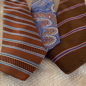 Silk Ties (3, incl. Daniel, Cremieux)